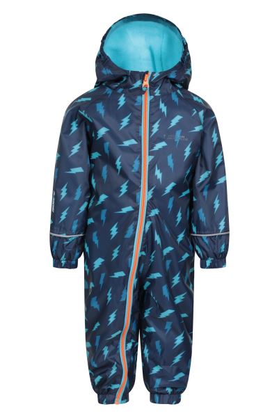 Spright Printed Junior Waterproof Rain Suit Mountain Warehouse Origin Light-Blue