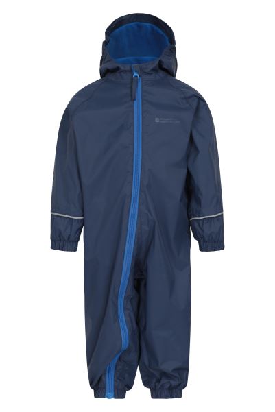 Navy Fashion Mountain Warehouse Spright Junior Waterproof Rain Suit