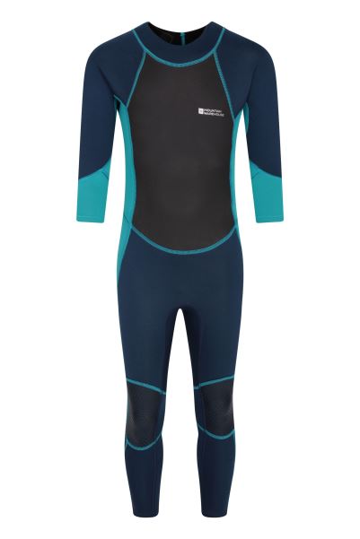 Kids Full Wetsuit Mountain Warehouse Teal Original
