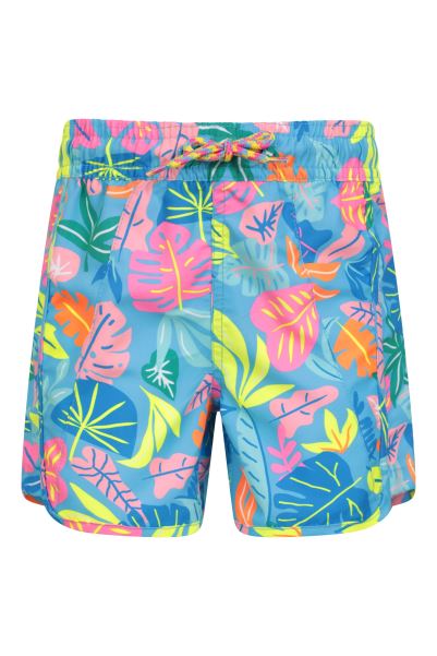 Original Patterned Kids Boardshorts Mountain Warehouse Bright-Blue