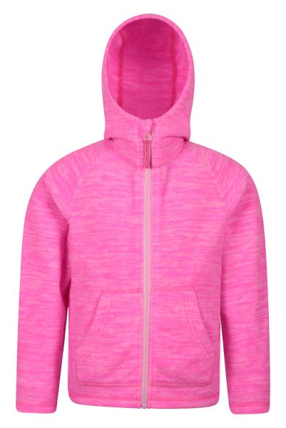 Bright-Pink Collection Snowdonia Kids Hoodie Mountain Warehouse