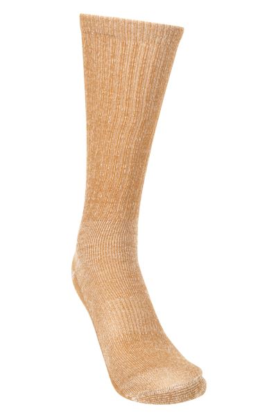 Mountain Warehouse Best Tan Mens Trek Wool Socks