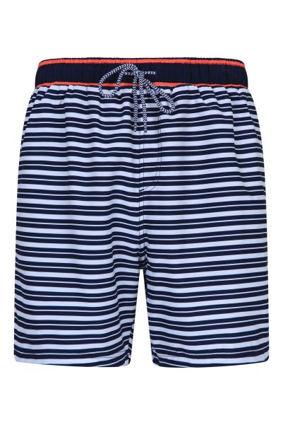Mountain Warehouse Brand White Aruba Printed Mens Swimshorts