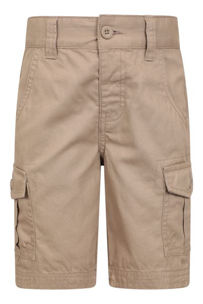 Beige Origin Mountain Warehouse Kids Cargo Shorts