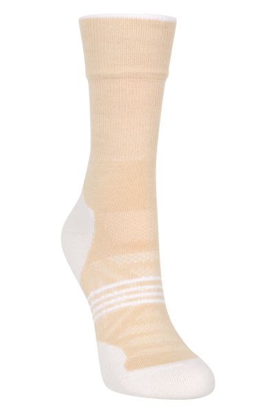 New Lightweight Merino Womens Socks Beige Mountain Warehouse