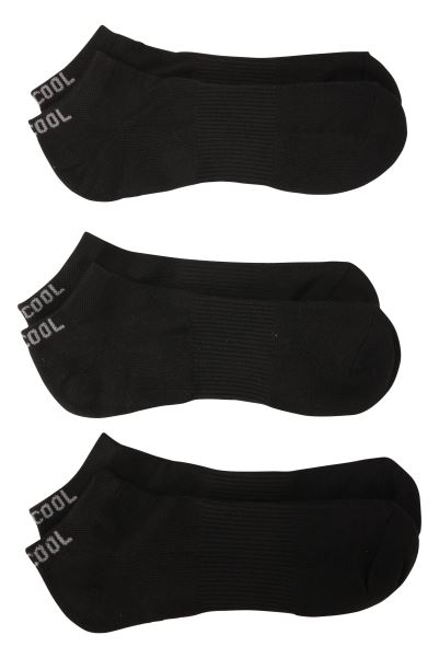 Cross The Line Mens Trainer Socks Black Mountain Warehouse Collections
