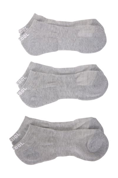Grey Mountain Warehouse Origin Cross The Line Mens Trainer Socks