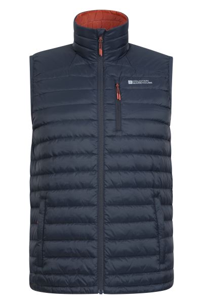 Mountain Warehouse Brand Navy Henry Ii Extreme Mens Down Insulated Vest