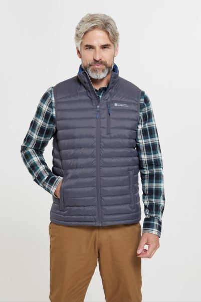 Henry Ii Extreme Mens Down Insulated Vest Grey Mountain Warehouse Fashion