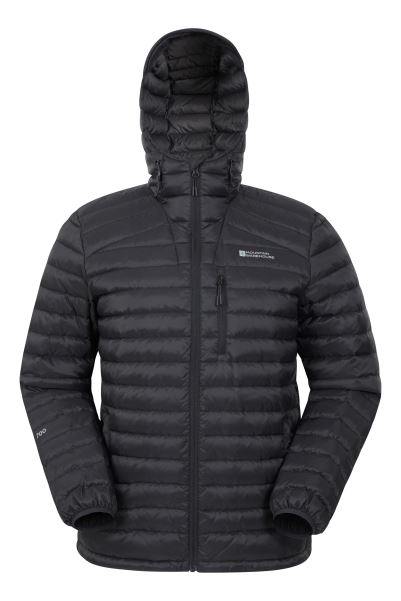 Mountain Warehouse Henry Ii Extreme Mens Down Padded Jacket Hot Jet-Black