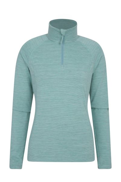 Mint Bend & Stretch Womens Half-Zip Midlayer Hot Mountain Warehouse
