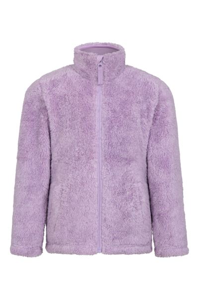 Yeti Full Zip Kids Fleece Lilac Mountain Warehouse Fashion