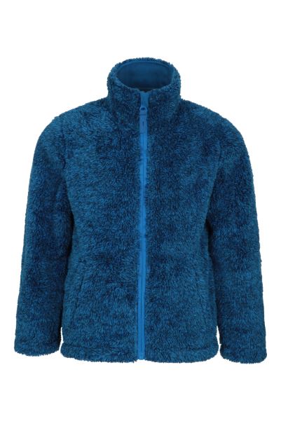 Navy Collections Yeti Full Zip Kids Fleece Mountain Warehouse