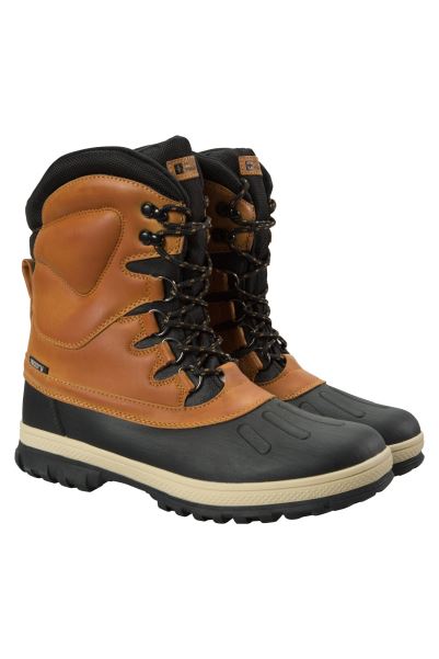 Arctic Thermal Mens Snow Boots Original Mountain Warehouse Brown