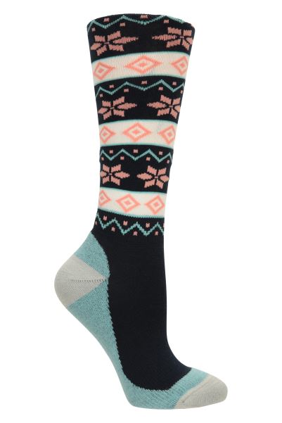 Mountain Warehouse Original Navy Womens Patterned Ski Socks
