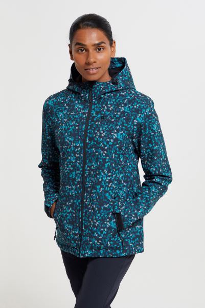 Exodus Printed Womens Softshell Secret-Garden Fashion Mountain Warehouse