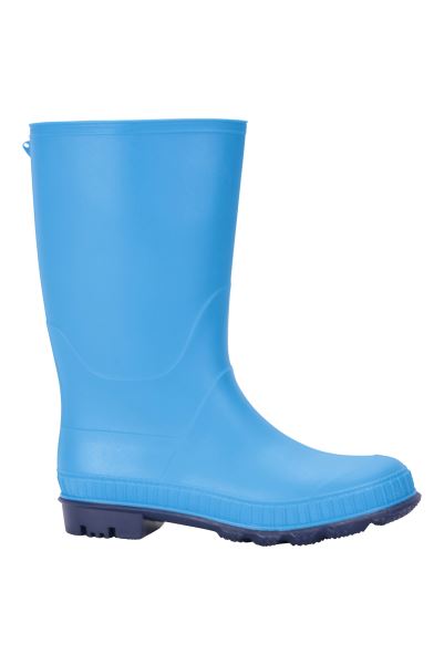 Plain Kids Wellies Original Mountain Warehouse Blue