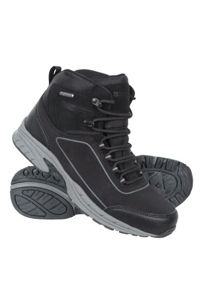 Mountain Warehouse New Charcoal Ramble Mens Waterproof Softshell Boots