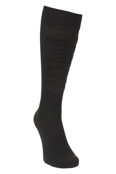 Mountain Warehouse Jet-Black Hot Altitude Mens Ski Socks