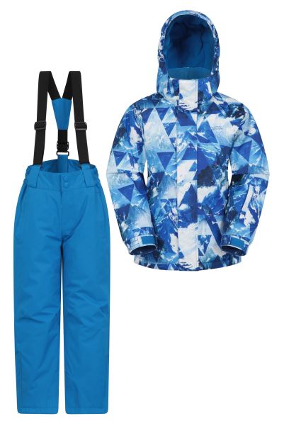 Collection Kids Ski Jacket And Pant Set Cobalt Mountain Warehouse