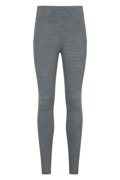Breathe & Balance High-Waisted Womens Leggings Grey Mountain Warehouse Collections