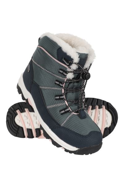 New Khaki Mountain Warehouse Comet Kids Waterproof Snow Boots