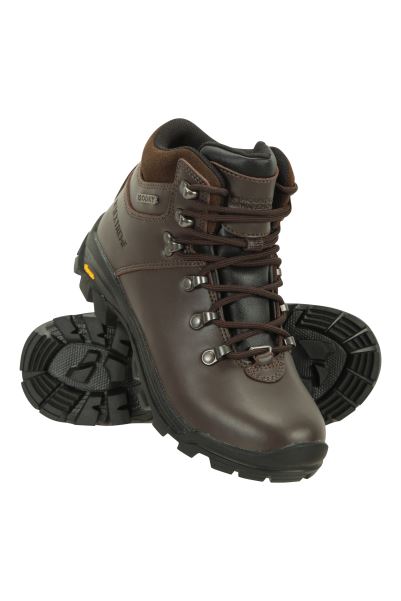 Brands Extreme Latitude Womens Waterproof Vibram Boots Mountain Warehouse Dark-Brown