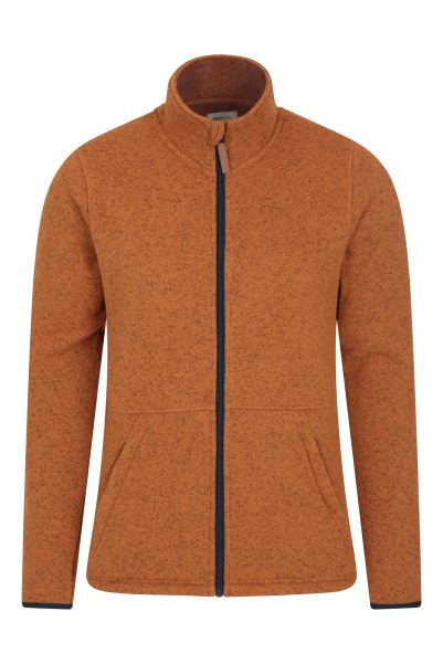 Mountain Warehouse Mustard Origins Idris Ii Mens Full-Zip Fleece Jacket