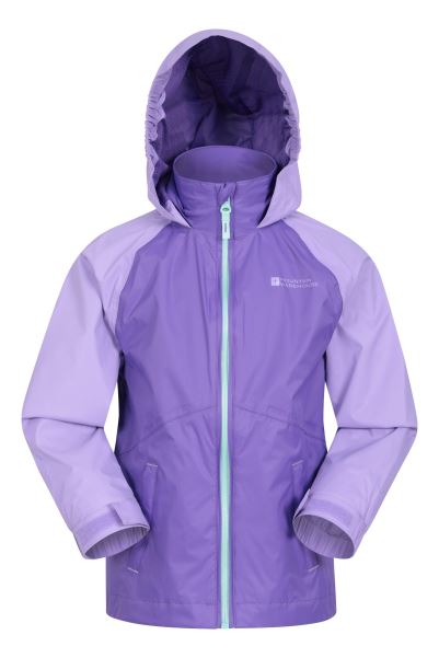 Lilac Mountain Warehouse Original Torrent Ii Kids Waterproof Jacket