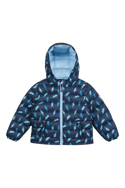 Collection Mountain Warehouse Printed Baby Seasons Padded Jacket Blue