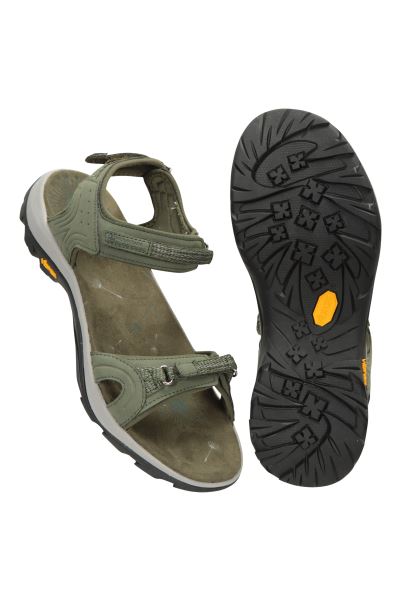 Khaki Mountain Warehouse Journey Womens Vibram Walking Sandal Origin