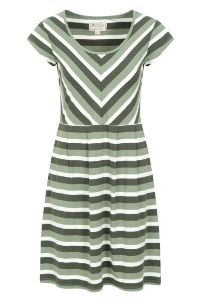 Brand Khaki Mountain Warehouse Womens A-Line Uv Protective Stripe Dress