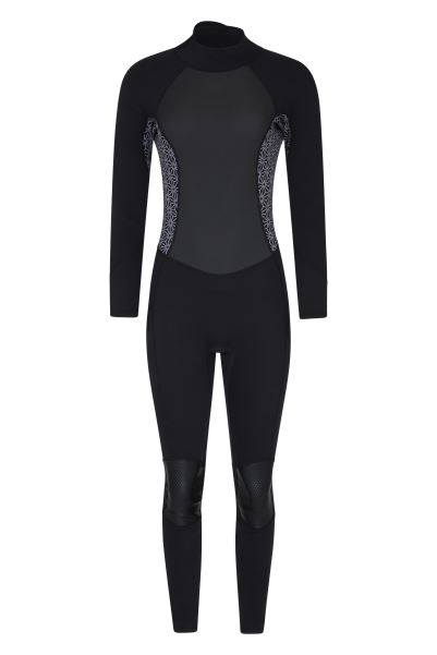 Mountain Warehouse Printed Womens Full Wetsuit Collection Black