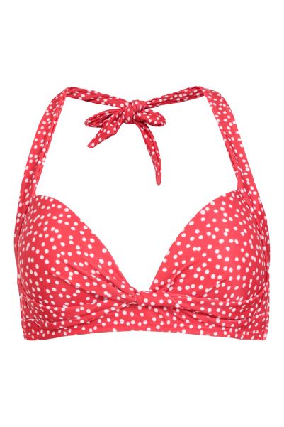 Brand Maldives Womens Wrap Bikini Top Red Mountain Warehouse