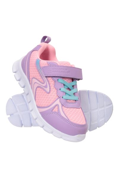 Lightweight Toddler Trainers Origin Pale-Pink Mountain Warehouse