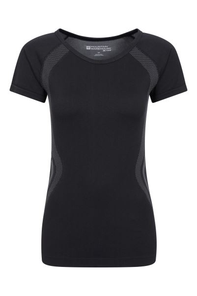 Black Mountain Warehouse Track Womens Seamless Tee Hot