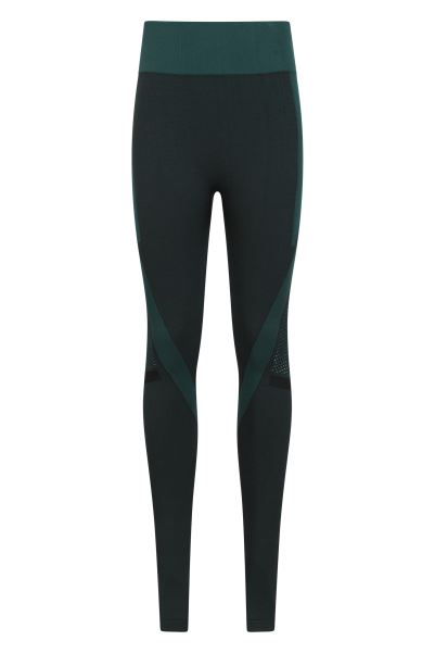 Mountain Warehouse Origins Track Womens High Waisted Seamless Leggings Dark-Teal