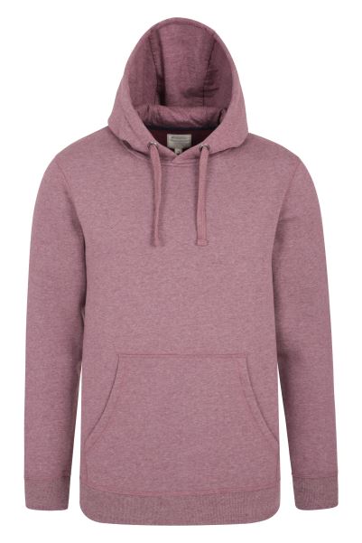 Burgundy Mountain Warehouse Weymouth Melange Mens Hoodie Collection