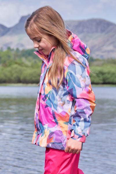Brands Coral Mountain Warehouse Aries Printed Waterproof Kids 3-In-1 Jacket