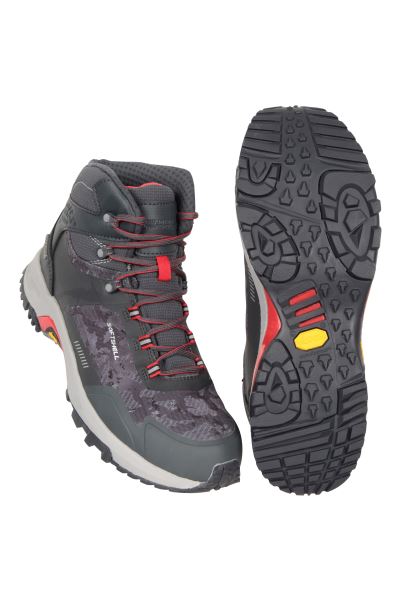Origins Mountain Warehouse Extreme Spectrum Mens Waterproof Softshell Boots Camouflage