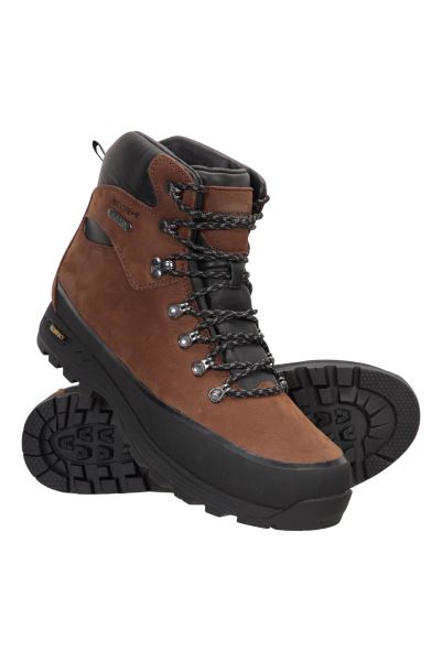 Best Mountain Warehouse Extreme Quest Mens Waterproof Isogrip Boots Brown