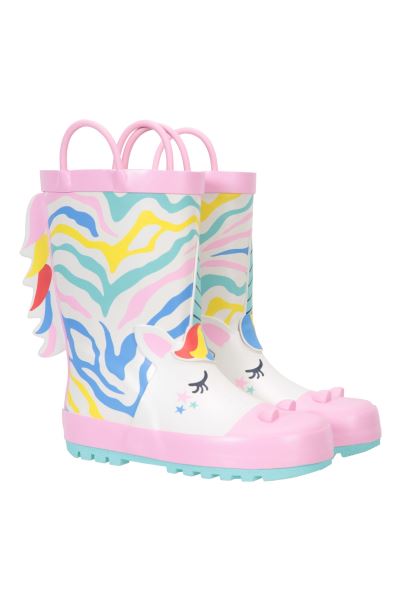 Collection Glitter Unicorn Toddler Wellies Mountain Warehouse Light-Blue