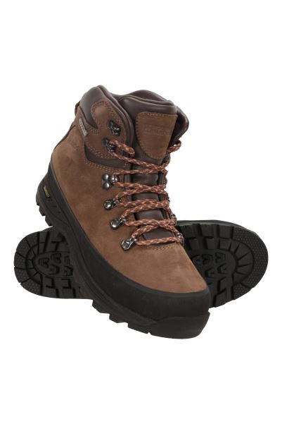 Light-Brown Mountain Warehouse Origins Extreme Quest Womens Waterproof Isogrip Boots