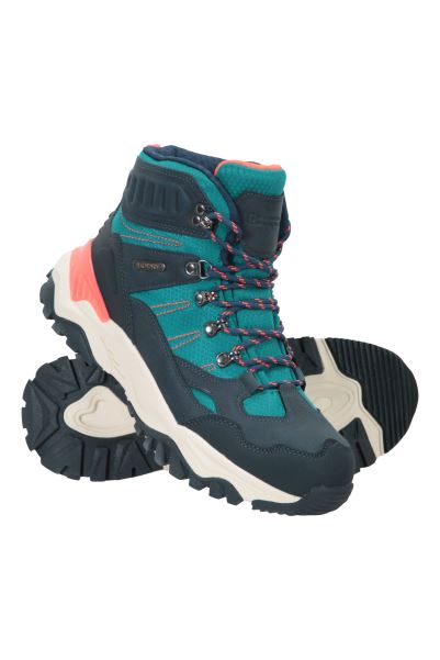Teal Brand Hike Womens Waterproof Recycled Boots Mountain Warehouse