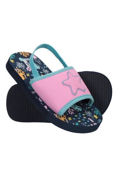 Mountain Warehouse Best Light-Pink Kids Flip-Flops