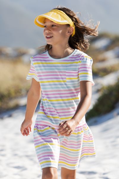 Collection Stripe Mountain Warehouse Drop Waist Kids Organic Dress