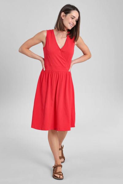 Newquay Womens Sleeveless Dress Collections Mountain Warehouse Red