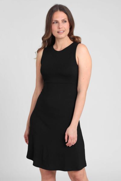 Original Mountain Warehouse Black Cuba Womens Jersey Swing Dress