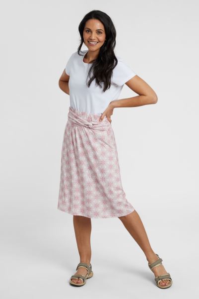 Pink Seaside Womens Recycled Jersey Skirt Mountain Warehouse Brand