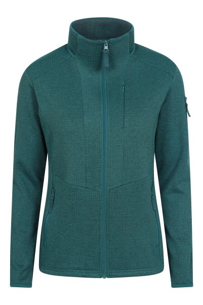 Mountain Warehouse Teal Juniper Tech Womens Full-Zip Fleece Jacket Original